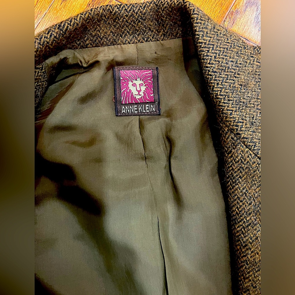 Anne Klein Vintage Tweed Blazer- Size 6 - Picture 3 of 11